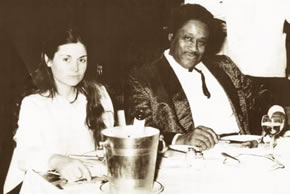 Leroy Haynes and Maria Haynes American restaurant Paris